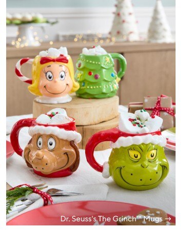 Dr. Seuss's The Grinch™ Mug, Set of 4 - Mobile